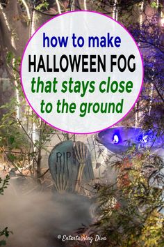 Halloween Fog Machine Ideas: How To Make Low Lying Fog | Outdoor Halloween Decorating Diy Fog Machine, Diy Fog, Fog Chiller, Low Lying Fog, Trail Ideas, Haunted Trail, Yard Haunt, Halloween Idea, Halloween Graveyard