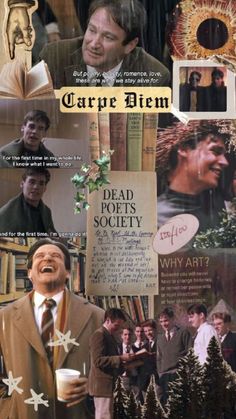 Oh Captain My Captain Wallpaper, Carpe Diem Aesthetic, Unhinged Character, Carpe Diem Wallpaper, Dps Wallpaper, Dead Poets Society Aesthetic, Sean Leonard, Oh Captain My Captain, Chaotic Academia