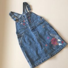 Gap Girls Embroidered Denim Dress Size 4t Fabric 100% Cotton 2 Piece Set Questions? Feel Feee To Ask Bundle And Save On Shipping + 15%Off On 4 Or More Items! All Sales Are Final Happy Shopping Casual Gap Dress In Medium Wash, Casual Medium Wash Gap Dress, Gap Medium Wash Denim Dress, Gap Casual Medium Wash Dress, Gap Cotton Denim Dress For Spring, Gap Blue Denim Summer Dress, Blue Gap Denim Summer Dress, Cute Spring Denim Dress With Pockets, Embroidered Medium Wash Cotton Denim Dress