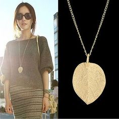 Premium Quality Cheap Costume Shiny Jewelry Gold Leaf Design Pendant Necklace Long Sweater Y#rb, Fashion Jewelry Gold Leaf Jewelry, Pendant Necklace Long, Gold Leaf Pendant, Gold Leaf Necklace, Shiny Jewelry, Sweater Necklace, Walmart Jewelry, Leaf Jewelry, Long Sweater