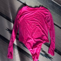 Size Large, Never Worn. Brand New Rhinestone Bodysuit For Party Season, Sequined Stretch Bodysuit, Stretch Sequin Bodysuit, Spring Sequined Bodysuit For Night Out, Embellished Stretch Bodysuit For Night Out, Stretch Bodysuit With Rhinestones For Night Out, Summer Embellished Bodysuit For Night Out, Spring Glamorous Club Bodysuit, Embellished Bodysuit For Summer Nights