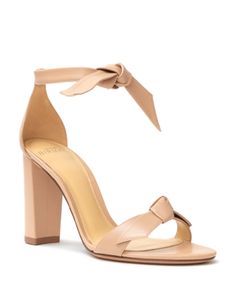 Alexandre Birman Women's Clarita Ankle Tie High Block Heel Sandals Womens Sandals Summer, Alexandre Birman, Block Heel Sandals, Elegant Shoes, Nude Heels, Black High Heels, Block Heels Sandal, Womens Fashion Trends, Heel Sandals