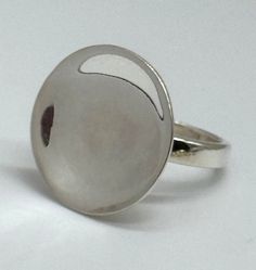 Check out Doug Paulus Sterling Silver India Modernist Concave Disc Ring Size 6, the latest item I added on eBay! #eBay #eBaySeller Modern Adjustable Dome Ring With Round Band, Adjustable Dome Ring For Formal Occasions, Modern Adjustable Dome Ring With Polished Finish, Adjustable Modern Dome Ring, Modern Adjustable Dome Ring, Adjustable Dome Ring With Polished Finish, Modernist Silver Dome Ring Open Style, Modernist Sterling Silver Rings, Modernist Oxidized Silver Ring