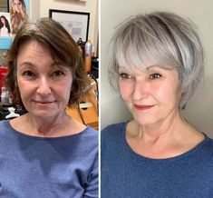 Hairdresser-Gray-Hair-Makeovers-Jack-Martin Jack Martin, Hair Portfolio, Hair Transition, Hair Growing