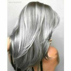 Long Grey Hair, Ash Grey Hair, Grey Hair Color Silver, Granny Hair, Hair Toner, Gray Hair Growing Out