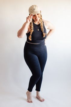 These ultra-flattering leggings transition to brunch, yoga and beyond. Perfect for light activity or everyday wear. Made in our super comfy ribbed seamless fabric. Wear as a set with the Favorite Day Top. These leggings are a Free People look for much less! Ribbed seamless fabric High waist Measurements for a size small: Waist: 11 3/4" Rise: 10 3/4" Inseam: 22" Fabric Content/Care: 96% Polyester 4% Spandex Machine Wash Cold Model is 5'8 wearing a size large. Versatile Stretch Ribbed Activewear, Versatile Ribbed Stretch Activewear, Ribbed Stretch Athleisure Yoga Pants, Ribbed Stretch Activewear For Pilates, Stretch Ribbed Yoga Pants For Workout, Ribbed High Stretch Yoga Activewear, Fitted Ribbed Yoga Pants, High Stretch Ribbed Yoga Pants For Loungewear, Ribbed Tight Activewear For Loungewear