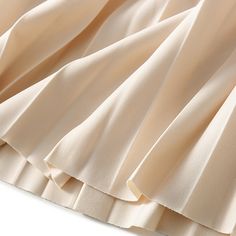 Apricot Drape Pleated High Waist A-line Maxi Skirt Petticoat, Apricot, Maxi Skirt, High Waist, A Line, High Waisted, Skirt