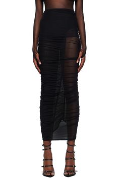 Sheer Midi Skirt, Mesh Skirt, Long Skirt, Midi Skirt, On Sale, Perfect Clothing, Mesh, Outfit Accessories, Collage