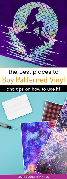 the best places to buy patterned vinyl and tips on how to use it