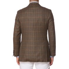 SARTORIA PARTENOPEA for VANNUCCI Brown Cashmere Jacket EU 48 NEW US 38 Cesare Attolini, Tom Ford Shoes, Cashmere Jacket, Dress Loafers, New Uses, Brown Plaid, Gentleman Style, Cool Socks, Sport Coat