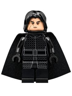 the lego movie character is dressed as darth vader, with his black cape