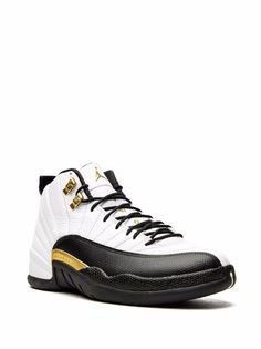 Jordan Air Jordan 12 Retro "Royalty Taxi" Sneakers - Farfetch Classic Jordan Shoes With Contrast Sole For Streetwear, Sporty Jordan Lace-up Shoes For Streetwear, Sporty Lace-up Jordan Shoes For Streetwear, Classic Jordan Shoes For Streetwear With Round Toe, Custom Lace-up Sneakers With Boost Midsole For Light Sports, Classic High-top Jordan Shoes With Boost Midsole, Sporty Jordan Shoes With Contrast Sole, Streetwear Jordan Shoes With Lace-up Design, Sporty Jordan Shoes With Round Toe And Laces