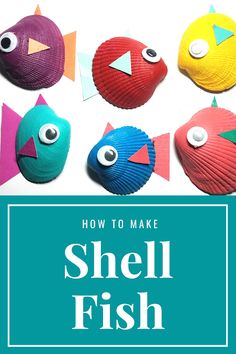 how to make shell fish out of construction paper