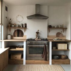 the kitchen is clean and ready for us to use