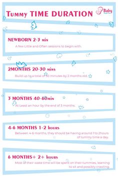 the baby's schedule is shown in red and blue, with numbers on each side