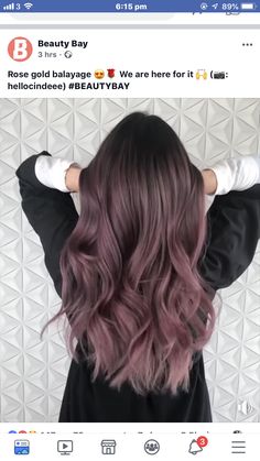 Color Balayage Brunette, Dyed Asian Hair, Rose Brown Balayage, Natural Curl Hairstyle, Hair Color Ideas Trendy, Unique Hair Color Ideas, Curl Hairstyle, Unique Hair Color, Baylage Hair