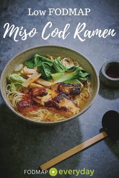 Fodmap Soups, Wagamama Recipe, Miso Cod, Salad With Pears, Low Fodmap Vegetables, Fodmap Diet Recipes, Ibs Recipes