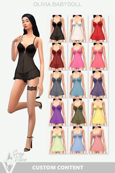 The Sims 4 Babydoll Custom Content. Wicked Whims Undressables Compatible. Sims 4 Cc Blair Waldorf Clothes, Wicked Sims 4 Cc, Sims 4 Cc Wicked Whims Clothes, Sims 4 Babydoll Dress, Sims 4 Celebrity Mod, Sims 4 Victoria Secret Cc, Wicked Whims Sims 4, Uv Paint