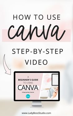 a computer screen with the words how to use canna step by step video on it