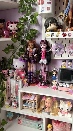 Stuffed Animal Collection Display, 2025 Organization, Doll Display Ideas, Store Stuffed Animals, Y2k Room, Dior Girl, Anime Room, Doll Display, Cute Room Decor