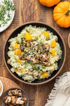 Easy Pumpkin Risotto made with Lotus Foods' Organic Jade Pearl Rice™ Holiday Meals, Risotto Recipes, Easy Pumpkin, Pumpkin Recipes, Rice Recipes