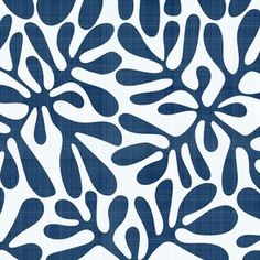 a blue and white rug with an abstract design