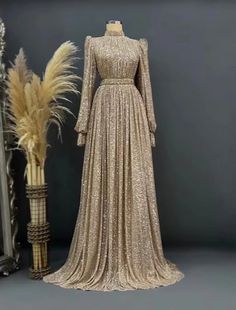 A-Line Evening Gown Glittering Dress Christmas Black Tie Floor Length Long Sleeve Jewel Neck Fall Wedding Guest Sequined with Ruched Gown Designs Simple, Red Green Dress, Gown Elegant, A Line Evening Dress, Fall Wedding Guest, Evening Dresses Online, Cheap Evening Dresses, Dresses Formal Elegant, Evening Gowns Elegant