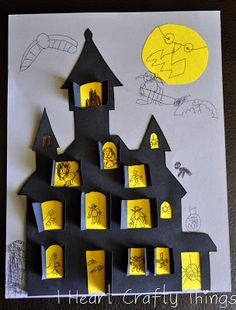 this is an easy halloween craft for kids to make