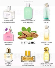 Pistachio Perfume, Perfume Types, Classy Perfume, Perfumes Collection, Perfume Hacks, Mist Perfume, Best Perfumes, Fragrances Perfume Woman, Perfume Body Spray