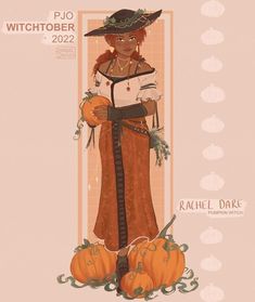 a drawing of a woman in a witch costume