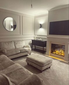 Top-30-Best-And-Glorious-False-Ceiling-TV-lounge interior decor ideas Lounge False Ceiling Design, Tv Lounge Design, Cozy Grey Living Room, Lounge Designs, Living Room Panelling, Tv Lounge, Ceiling Tv, Snug Room, Elegant Living Room Design