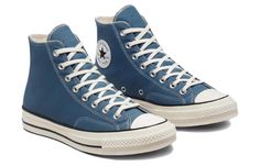 A00752C Deep Waters Converse, Funky Fits, Converse Chuck 70s, Cute Converse Shoes, Converse 70s, Chuck 70s, Casual Shoes Women Sneakers, Cute Converse, Blue Converse