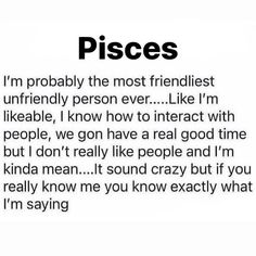 an image of the words pisces written in black and white