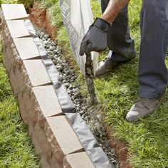 Paver Ideas, Landscaping Architecture, Rock Pathway, Plains Landscape, Retaining Wall Design