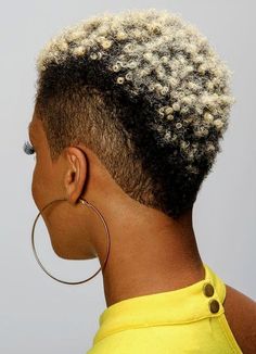 Hairstyles For Black Women 2023, Hair Cut Styles, Twa Haircuts, Mohawk Hair, Mohawk Haircut