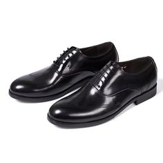 #Color_Black Classic Brogue Loafers For Party, Classic Party Loafers With Brogue Detailing, Fitted Black Leather Shoes For Semi-formal Occasions, Classic Wingtip Loafers For Party, Classic Black Leather Shoes For Party, Classic Wingtip Oxfords For Party, Formal Oxfords With Brogue Detailing, Elegant Formal Loafers With Goodyear Welted, Classic Pointed Toe Business Dress Shoes