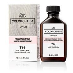 Wella T14, Wella Color Charm Toner, Cool Ash Blonde, Wella Color Charm, Blonde Tones, Wella Color, Ash Blonde, Toner, Ash