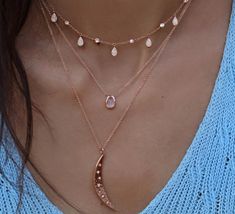 14kt gold teardrop diamond drip choker necklace on adjustable 14 -16" chain *total diamond weight: .40ct Rose Cut Diamonds Teardrop Pendant, Teardrop Diamond Necklace With Adjustable Chain, Luna Skye Jewelry, Ideas Regalo, Teardrop Diamond, Engagement Necklaces, Choker Pendant, Coin Earrings, Bridal Bands