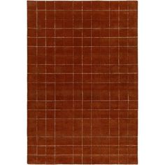 a brown rug with white squares on the bottom and tan lines on the top, in front of a white background