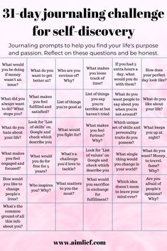 Feeling lost in life? Living without purpose? Stop feeling lost with these foolproof steps! Follow the journaling challenge to clarify your life's direction in just a month. Even though many people spend their entire lives trying to find their purpose, most of the time, deep down, you know exactly what you want. This journaling challenge will help you uncover your passions and purpose. find your purpose | find your passion | personal development | improve your life | journaling therapy | Journaling Challenge, Find Your Passion, Journal Questions, Journal Challenge, Self Care Bullet Journal, Writing Therapy, Vie Motivation, Writing Challenge, Journal Writing Prompts