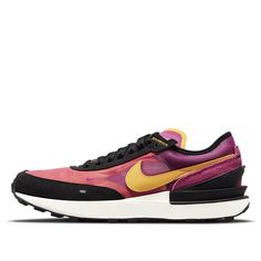 Kids Nike Waffle One 'Active Fuchsia' (GS) Marathon Running Shoes/Sneakers Nike Waffle One, Nike Waffle, Marathon Running Shoes, Marathon Running, Running Shoes Sneakers, Kids Nike, Stylish Sneakers, Purple Gold, Perfect Pair