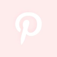 a pink background with the letter p in white on top of an image of a pin