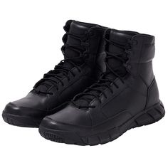 PRICES MAY VARY. 6-inch boot height Polishable 1.6-1.8 mm thick full-grain Nappa bovine leather Metal speed loop lacing system with anti IR coating Slip-resistant rubber outsole Oakley Boots, Wearable Electronics, Police Gear, Tactical Shoes, Military Tactical, Tactical Boots, Oakley Men, Personal Marketing, Lace Design