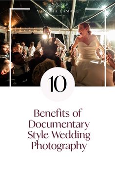 a bride and groom are dancing together in front of an audience with the words 10 benefits of