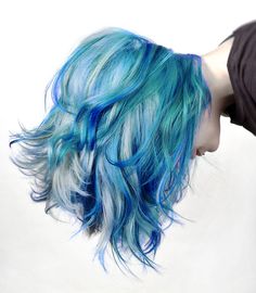 Blue blue electric blue - Chloe Hamilton Mermaid Hair Color, Short Hair Color, Pastel Hair, Hair Collection, Dye My Hair, Mermaid Hair, Rainbow Hair, Hair Envy, Grunge Hair