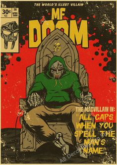 an old poster with a man sitting on a throne in front of the words me dorm