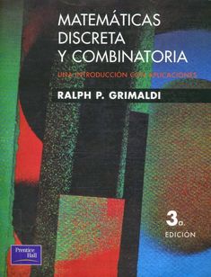 Matemáticas Discretas y Combinatoria - Ralph P. Grimaldi - 3ra Edición