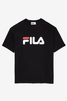 Classic Logo T-Shirt - The perfect addition to every athletes wardobe. It's comfortable, stylish, and neccessary. Fila Logo, Logo T Shirts, Classic Logo, Logo Tee, Logo Tees, Print Logo, Logo T Shirt, Tshirt Logo, Top Outfits