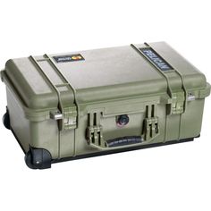 An embodiment of robustness and functionality, the Pelican 1510 Carry-On Case in Olive Drab Green is meticulously crafted from ultra-high impact structural copolymer shell, offering unparalleled protection for your valuable items. Available in a variety of colors and interior options, this case is designed to withstand the harshest conditions, making it an ideal choice for photographers, travelers, and professionals alike. The Pelican 1510 case boasts a multitude of features that ensure the safety of your belongings. Its chemical and corrosion resistance, coupled with its airtight, watertight, and dustproof properties, make it a fortress for your equipment. The case is also crushproof, providing an extra layer of protection for delicate items. Ease of transportation is a key feature of the Pelican Case, Photography Bags, Carry On Size, Photography Equipment, Carry On Luggage, Polyurethane Foam, Hard Case, Wall Design, Protective Cases