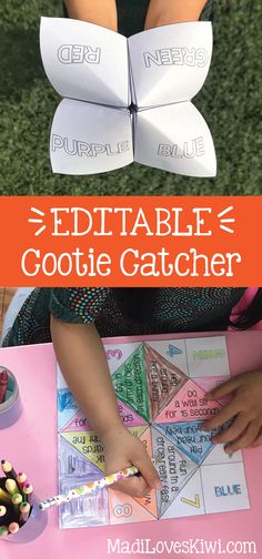 a collage of different pictures with the words editable and goetie catcher